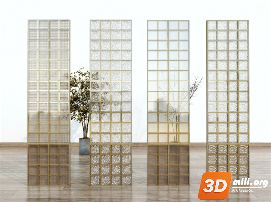 Folding screen Skp Files 